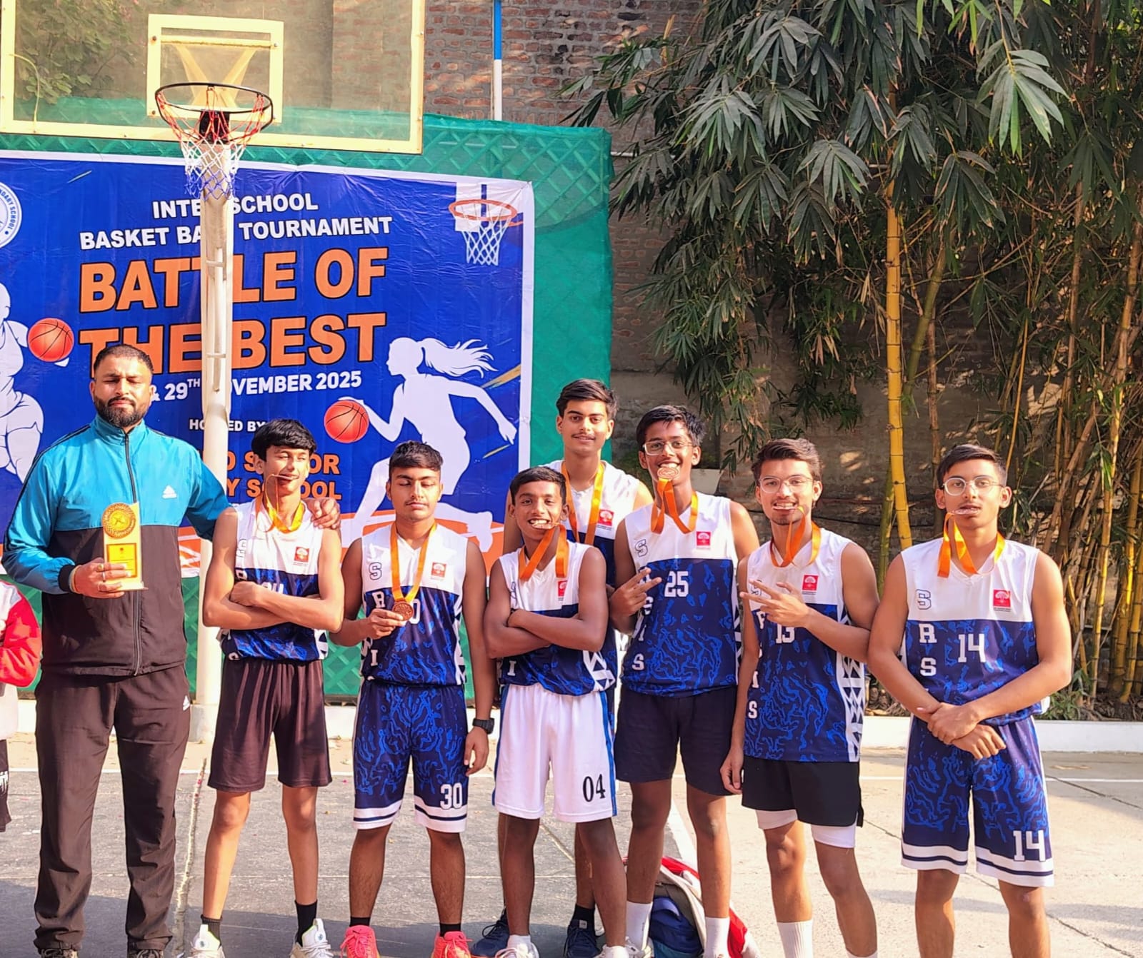 🥉 Proud Moment for SRSIS Basketball Stars!